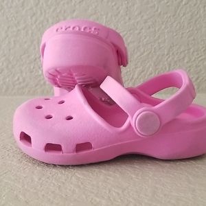 Pink Mary Jane Crocs